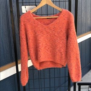 Wild Fable Eyelash Cropped Sweater